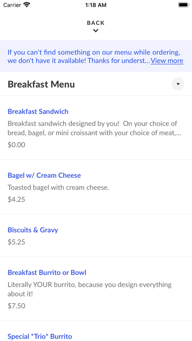 Campbell Cove 1-STOP & Deli Screenshot