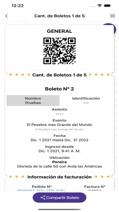 Mundo Boletos Screenshot