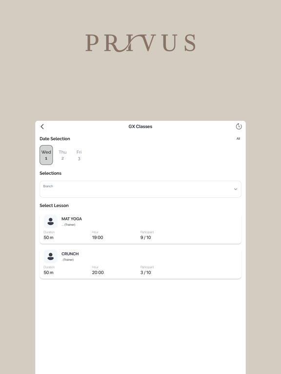 App screenshot