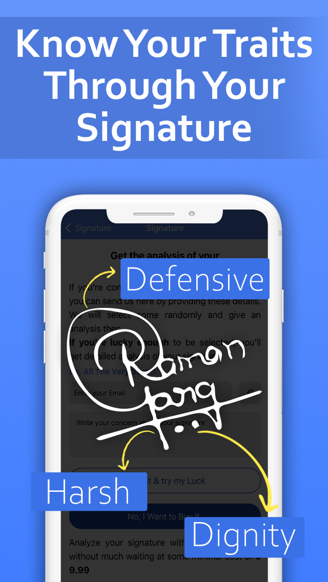 SignNature Analysis App