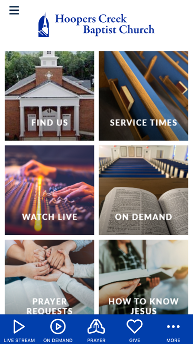 Hoopers Creek Baptist Church Screenshot