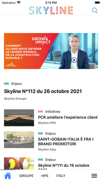 Skyline Saint-Gobain Screenshot