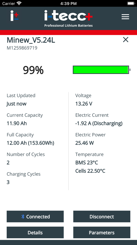 #2. i-tecc+ BMS (iOS) 由: i-tecc batteries GmbH