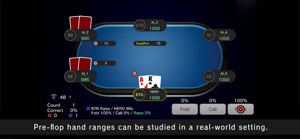 Poker Preflot Trainer screenshot #1 for iPhone