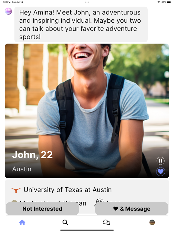 Pearl - See Who's Single iPad screenshot 1 - Lifestyle app