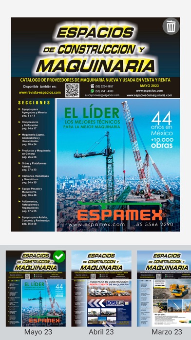 Construcción y Maquinaria Screenshot