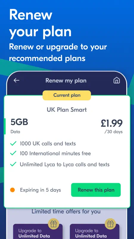 Lyca Mobile UK screenshot 3 of 5