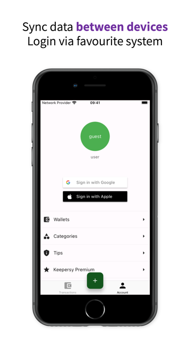 Keepersy: budget tracker Screenshot