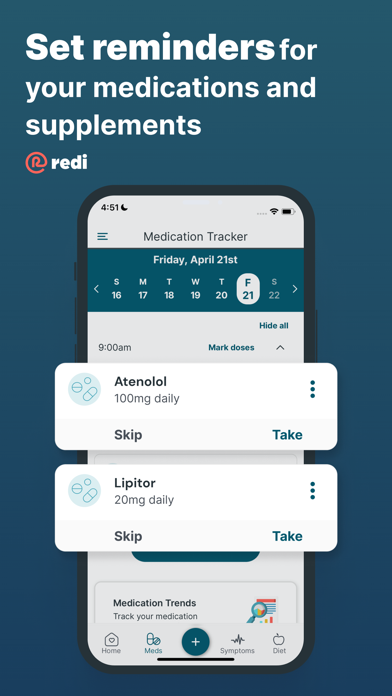 Redi Health: Track Meds & More Screenshot