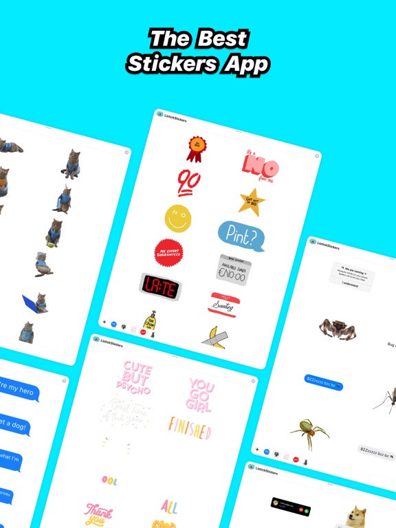 Litstick - Best Stickers Appのおすすめ画像1