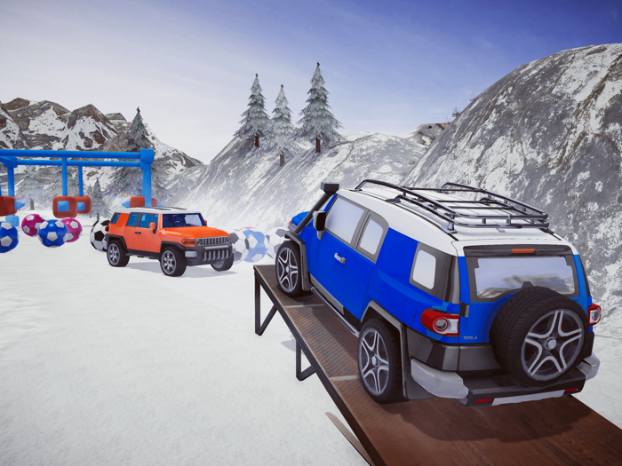 FJ Cruiser Snow Driving Fun