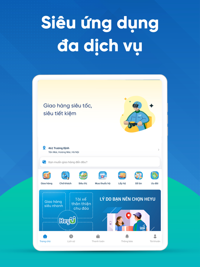 HeyU Giao hàng thần tốc