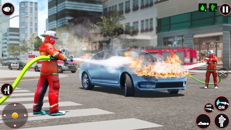 Firefighter Truck Games 3D