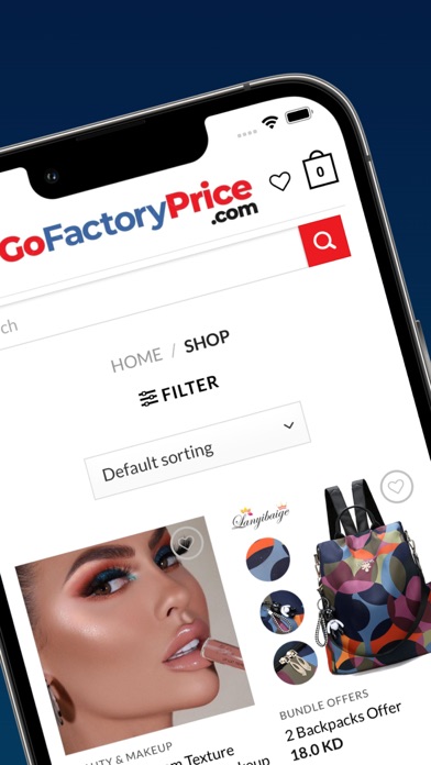 Go Factory Price Screenshot