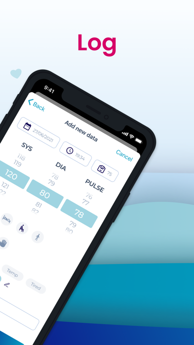 Blood Pressure Diary: UHealthy Screenshot