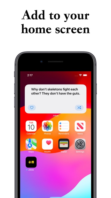 Joke Widget Screenshot