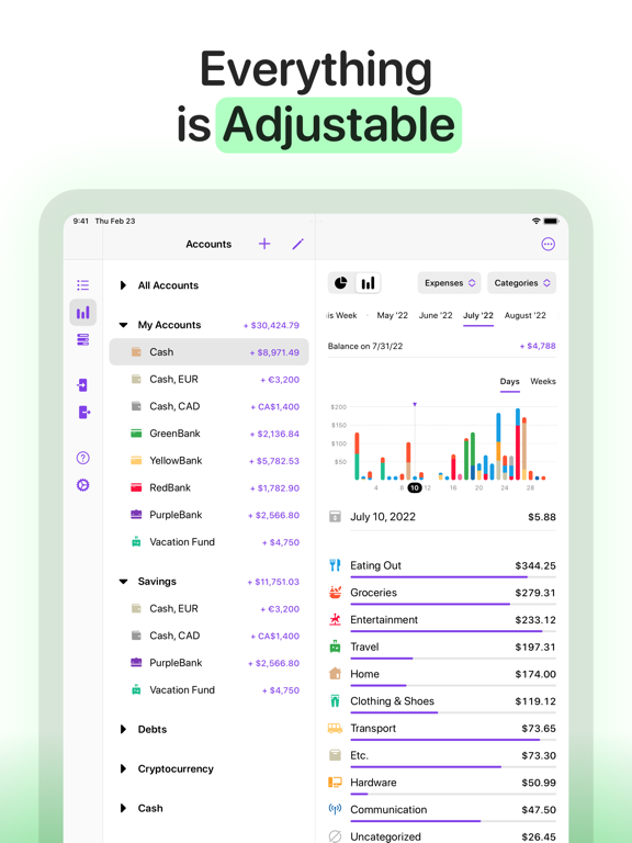 Screenshot #2 for Spending Tracker - Money Flow