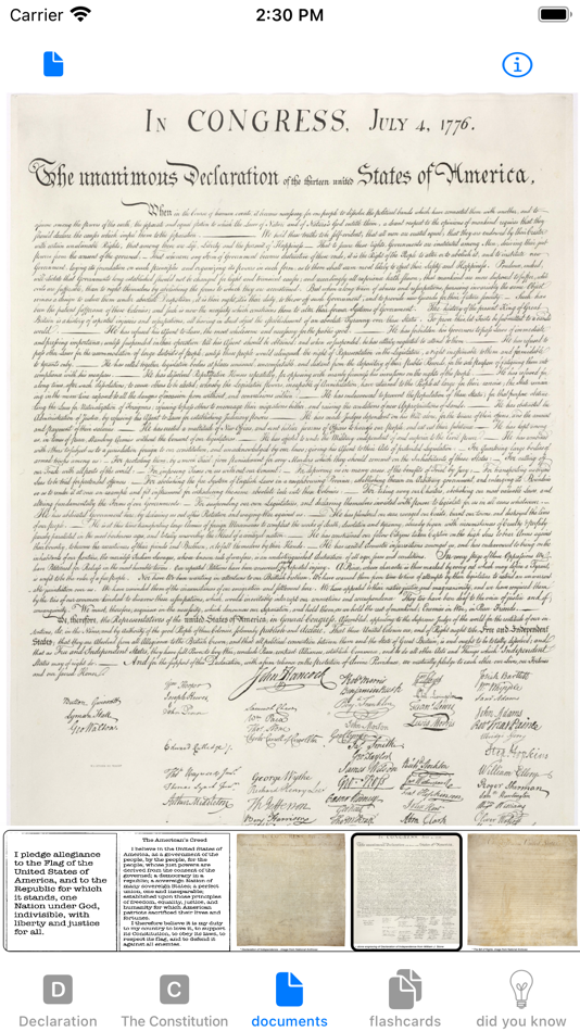 #6. Did You Know: US Constitution (iOS) By: Sigma Sky, LLC