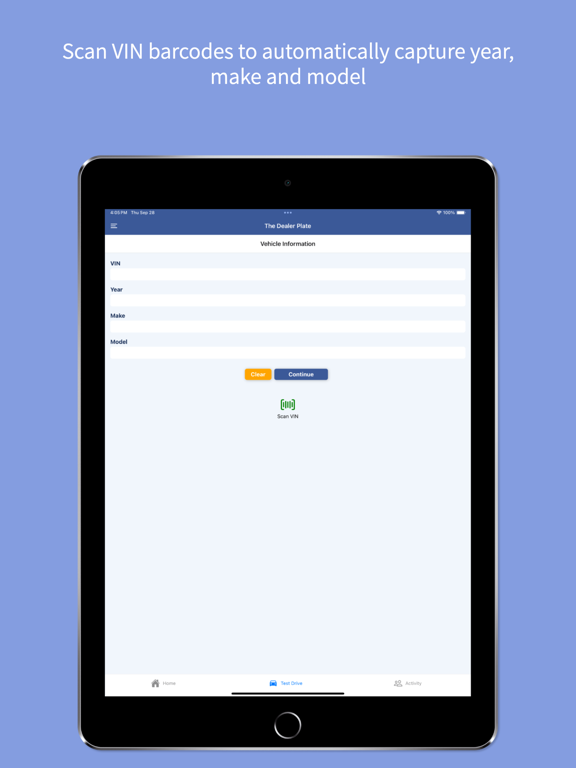 The Dealer Plate iPad screenshot 2 - Business app