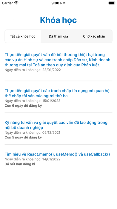 Liên Đoàn Luật Sư Screenshot
