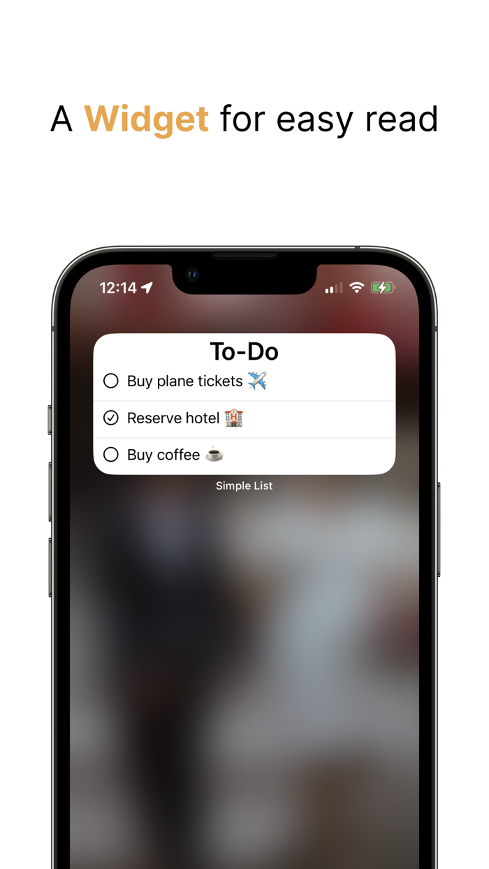 Simple List To-Do made simple