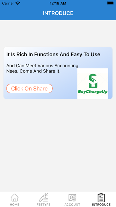 ExpenseChargeUp Screenshot