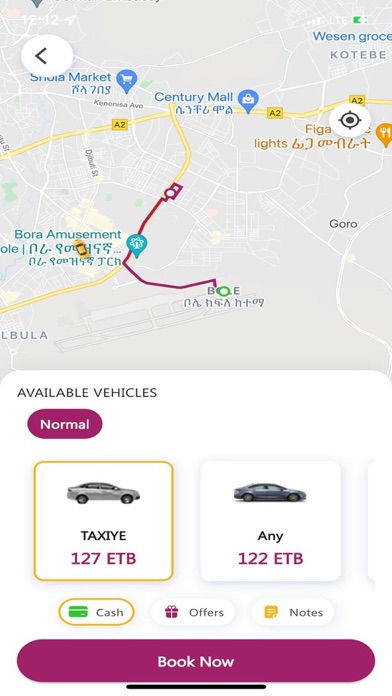 Taxiye Passenger Screenshot
