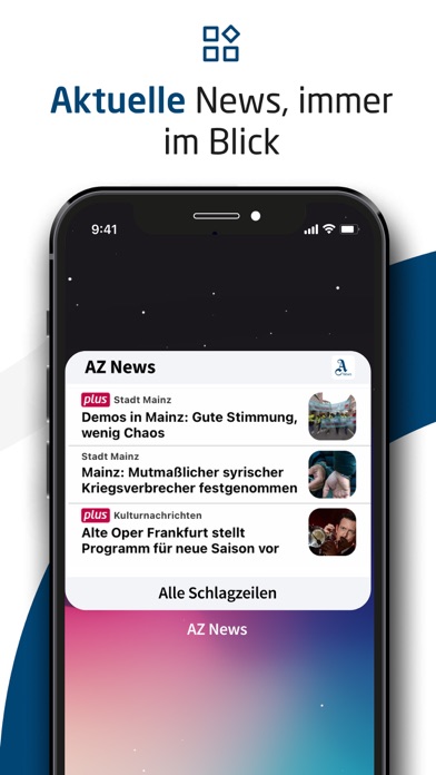 AZ News-App Screenshot