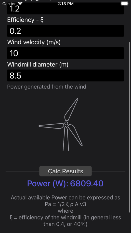 #4. Wind Power Calculator (iOS) 由: Nitrio