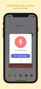Weminder - Audio Reminders screenshot #4 for iPhone