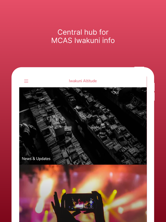 Iwakuni Altitude iPad screenshot 2 - Entertainment app