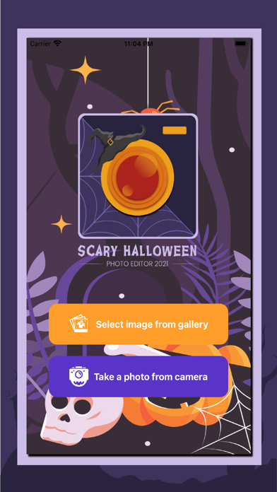 Scary Halloween Photo Editor Screenshot