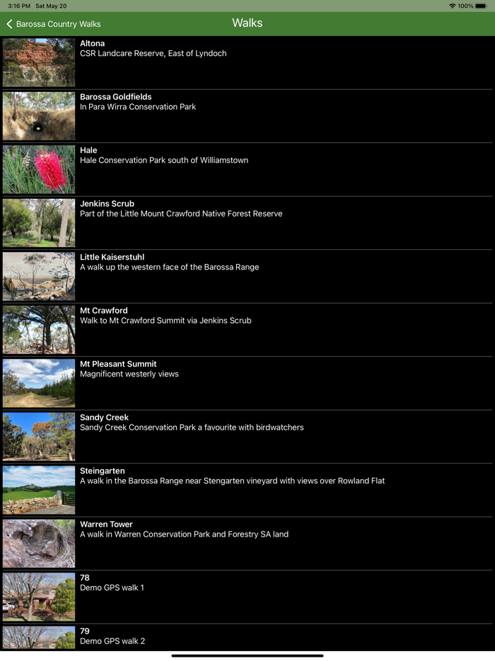 Barossa Country Walks