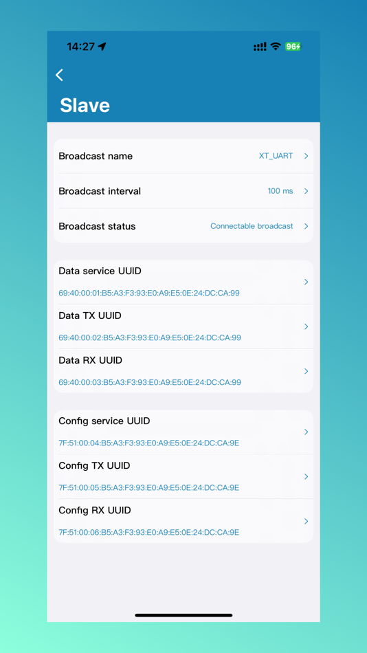 #5. XT UART (iOS) 由: Shenzhen Lanke Xuntong Technology Co., Ltd.