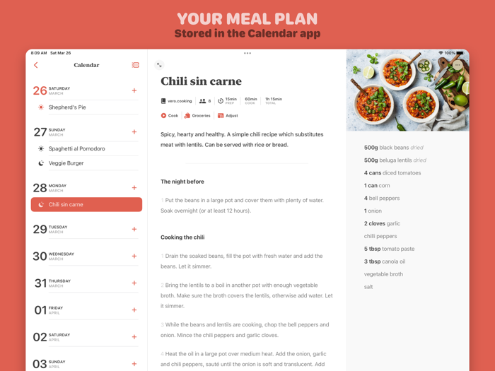Mela - Recipe Manager
