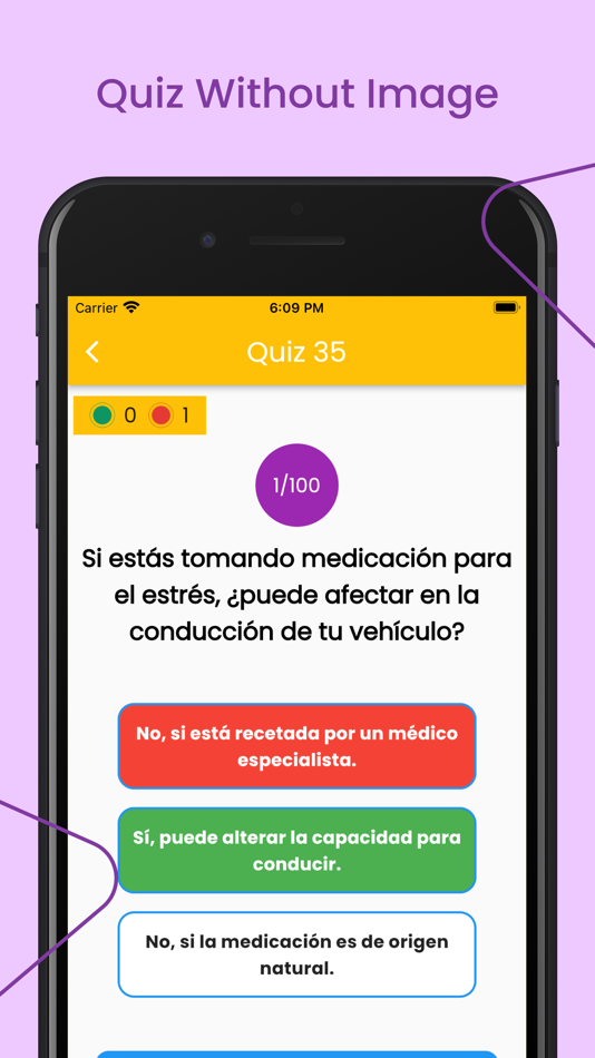 #3. Test de Conducir practica (iOS) By: Kantaben Gorasiya