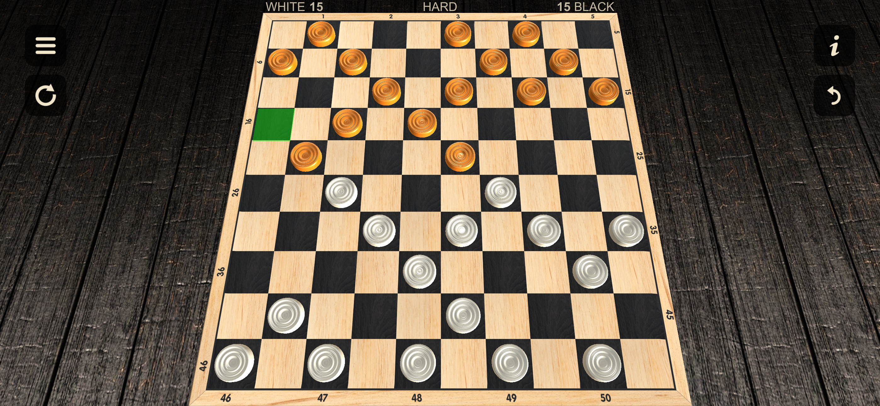 Checkers - Two player