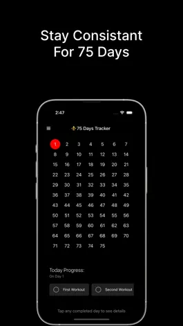 Game screenshot 75 days tracker mod apk