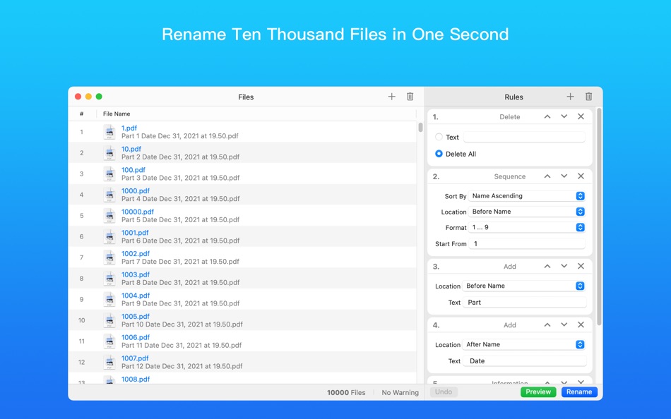 #1. Renamer (macOS) بواسطة: ShaoBing Fu