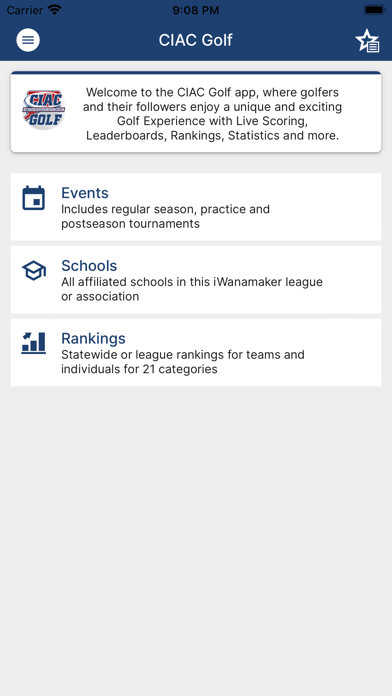 CIAC Golf Screenshot