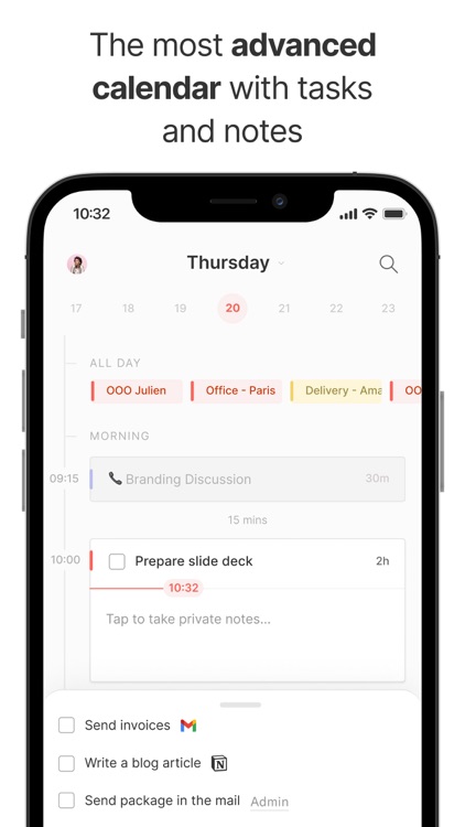 Routine: Calendars & Tasks