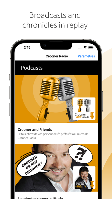 Crooner Radio Screenshot