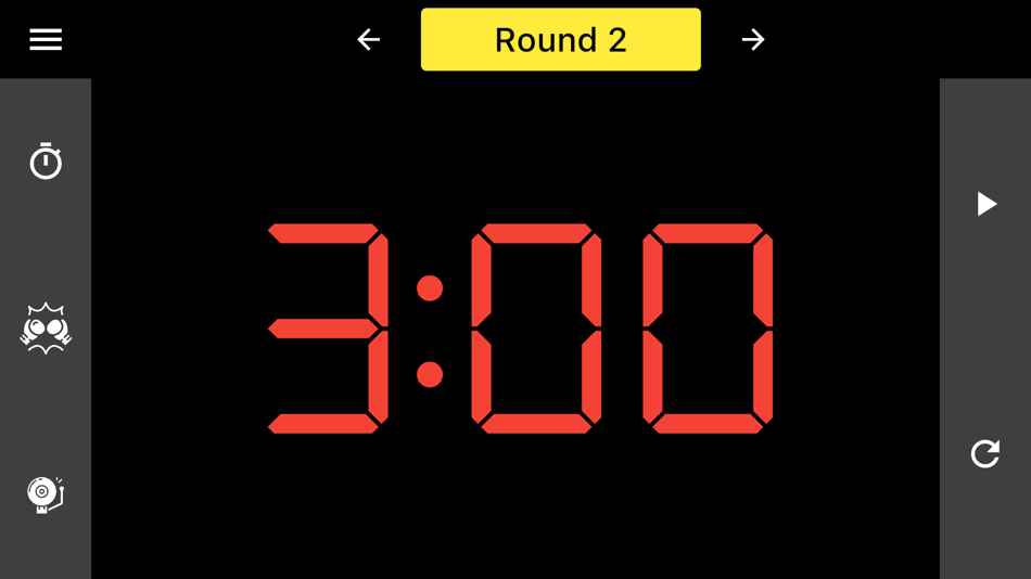 #6. Customizable Boxing Timer (iOS) 由: NAOYA ONO