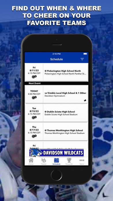 Hilliard Davidson Wildcats Screenshot