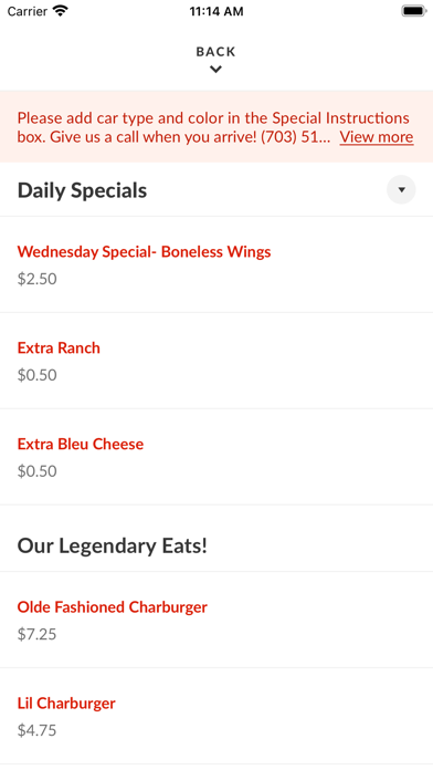 Foster's Grille Screenshot