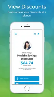 healthy savings iphone screenshot 1