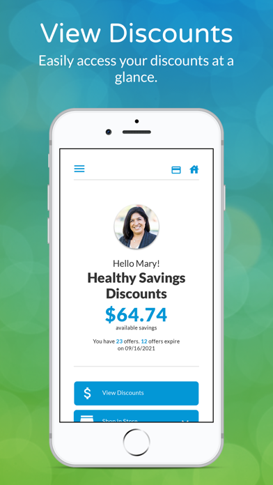 Healthy Savings Screenshot