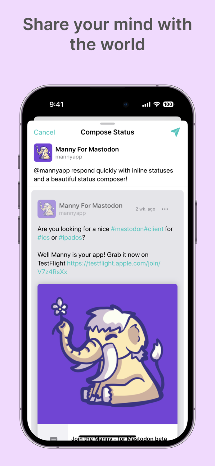 Manny - for Mastodon
