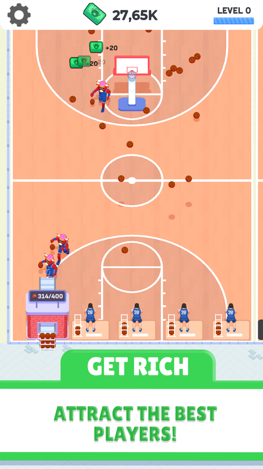 #2. Basket Inc. Tycoon (iOS) By: KOOL GAMES STUDIO OU