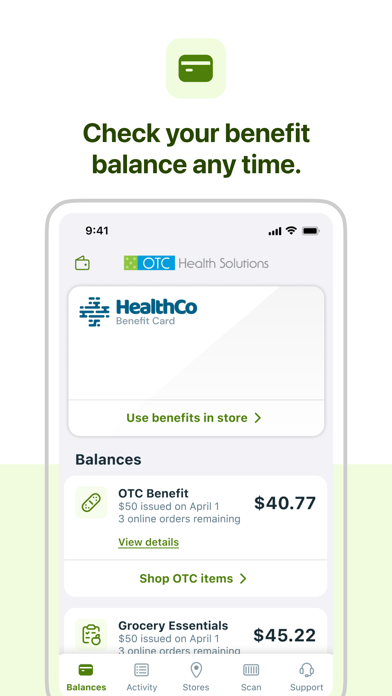 OTC Health Solutions Screenshot
